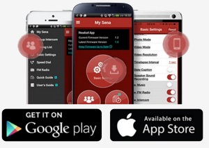 Bluetooth interkom SENA 10R app