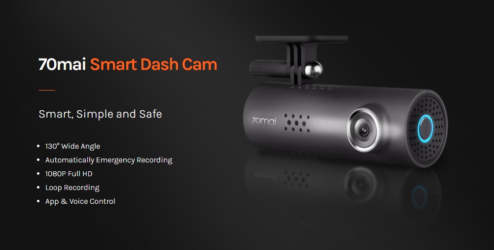 Kamera do auta 70mai Smart Dash Cam 1S